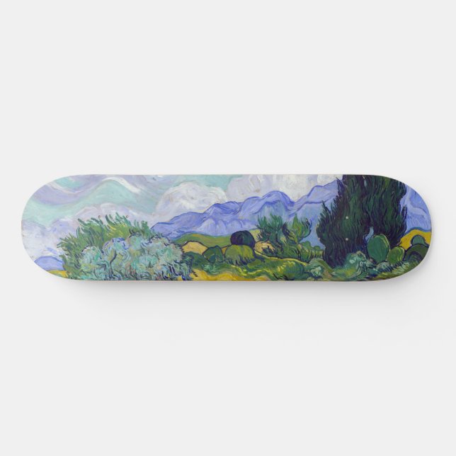 Skate Vincent Van Gogh - Campo de Trigo com Cipras (Horz)