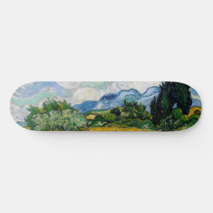 Skate Vincent Van Gogh - Campo de Trigo com Ciprestes