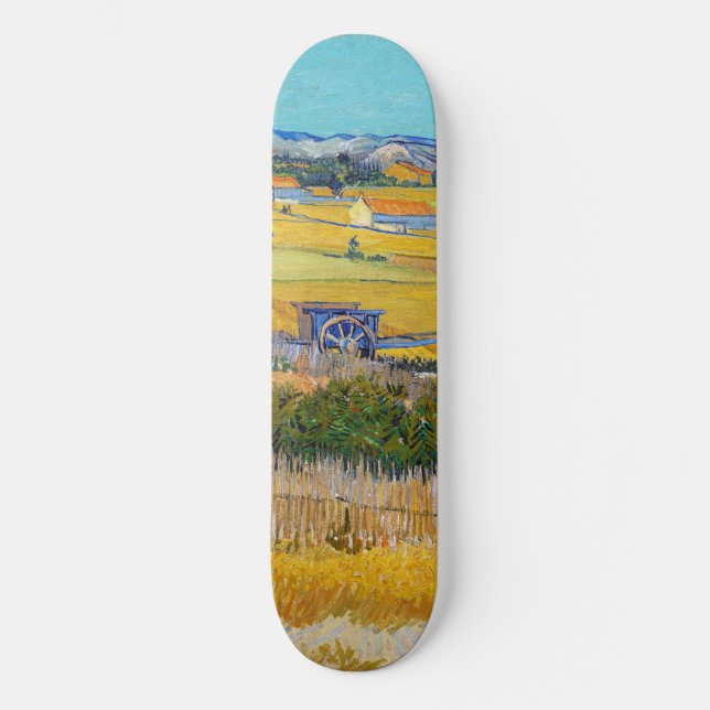 Skate Vincent van Gogh - Colheita em La Crau (Frente)