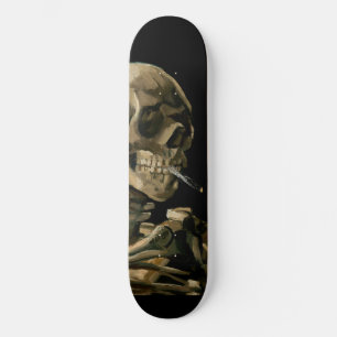 Skate Vincent van Gogh - Crânio com cigarro queimado