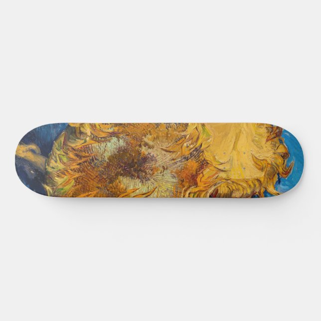 Skate Vincent van Gogh - Dois Girassóis Cortados (Horz)