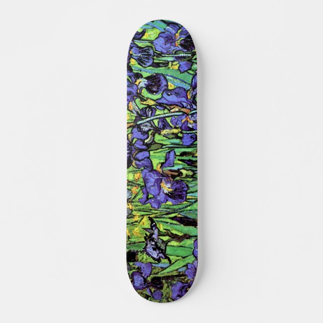 Skate Vincent Van Gogh Irises - Flower Lover (Frente)