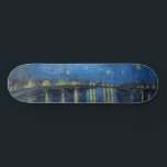 Skate Vincent van Gogh - Noite Estrelada sobre o Ródano<br><div class="desc">Noite de Starry sobre o Rhone/Nuit etoilee sur le Rhone - Vincent van Gogh,  Oil on Canvas,  1888,  Arles</div>