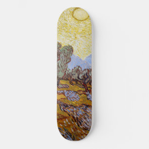 Skate Vincent van Gogh - Oliveiras, céu amarelo e sol