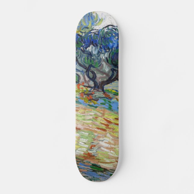 Skate Vincent van Gogh - Oliveiras: Céu azul brilhante (Frente)