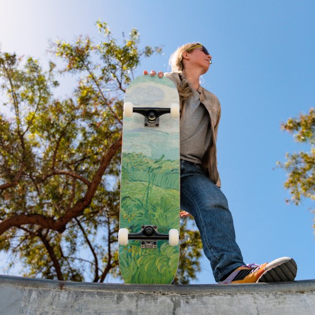 Skate Vincent Van Gogh painting Green wheat field  (Ao ar livre 1)