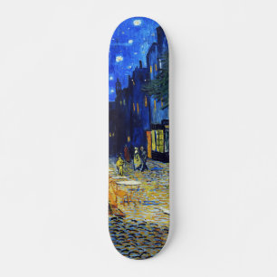 Skate Vincent Van Gogh pintando Café Terrace à Noite