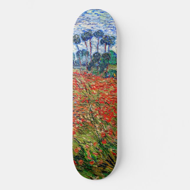 Skate Vincent van Gogh - Poppy Field (Frente)