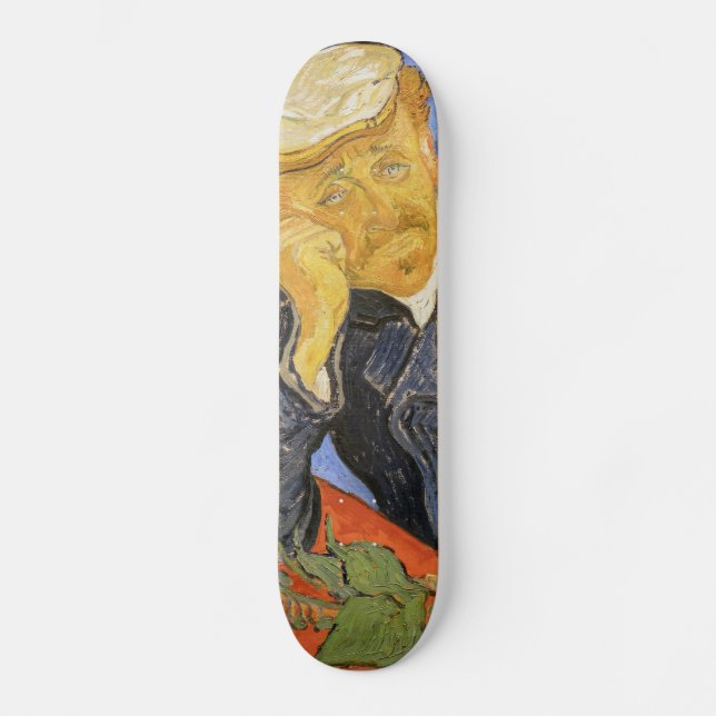 Skate Vincent Van Gogh - Retrato do Doutor Paul Gachet (Frente)