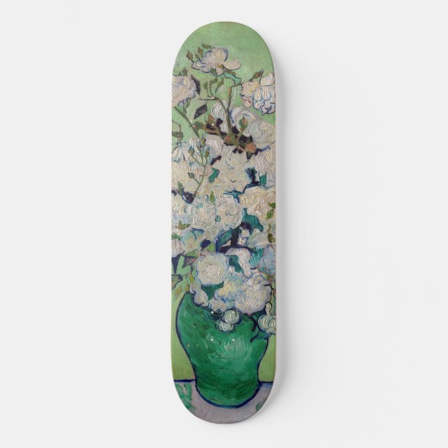 Skate Vincent van Gogh - Rosas (Frente)