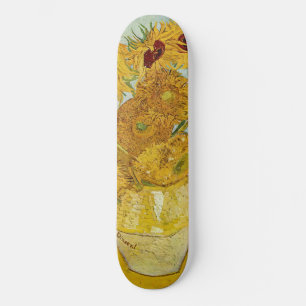 Skate Vincent Van Gogh - Vase com Doze Girassóis