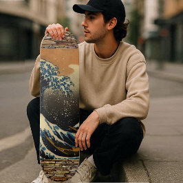 Skate Vintage Art The Excelente Wave Artist Ocean