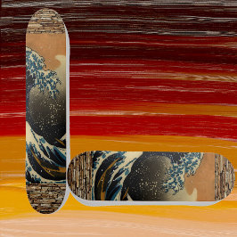 Skate Vintage Art The Excelente Wave Artist Ocean