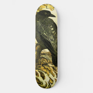 Skate Vintage Crow Perch num galho Theo van Hoytema