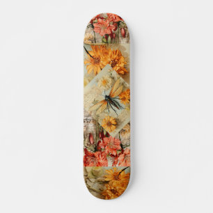 Skate Vintage Decoupage Inspire Dragonfly