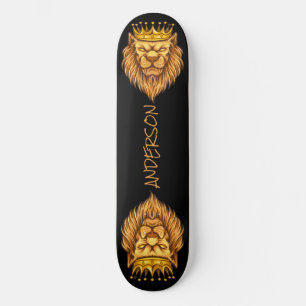 skate Vintage Elegant Lion King Crown