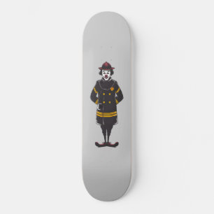 Skate Vintage Fireman Clown
