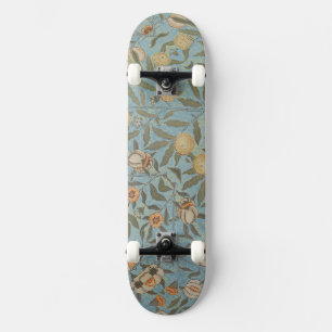 Skate Vintage Floral William Morris Fruta Blue Floral