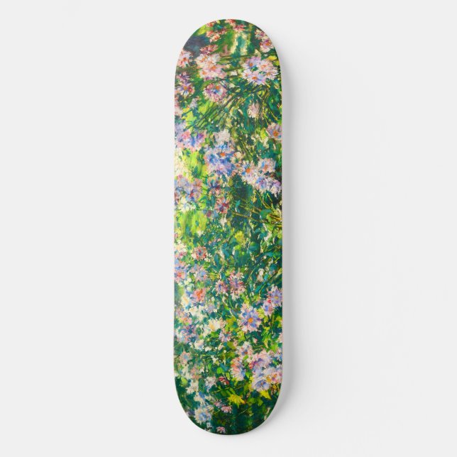 Skate Vintage Flores bonito Ilustração Windflower (Frente)