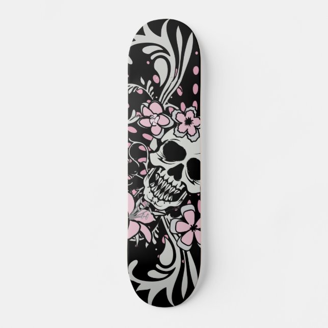 Skate Vintage Girly Skull (Frente)