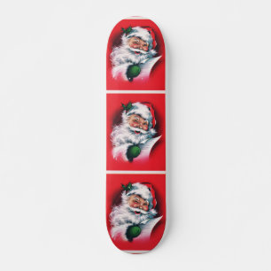 Skate Vintage Papai Noel, Feliz Natal, Feliz Pai Natal,