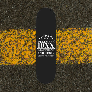 Skate Vintage personalizada envelhecida em perfeição