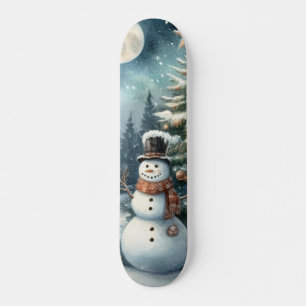 Skate Vintage/Rustic/Snowman/Natal