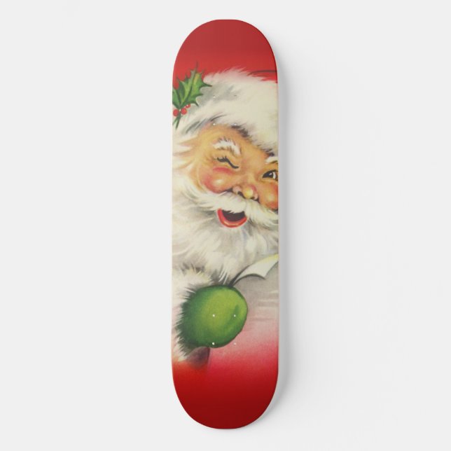 Skate Vintage Santa Claus Natal (Frente)