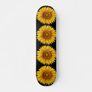Skate Vintage Sunflower Happy Flower