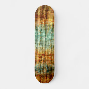 Skate Vintage Wood Abstrato Art 2°