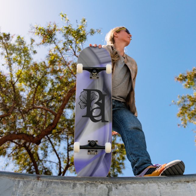 Skate Violação de Tendência da Lavanda de Tendência do A (Ao ar livre 1)