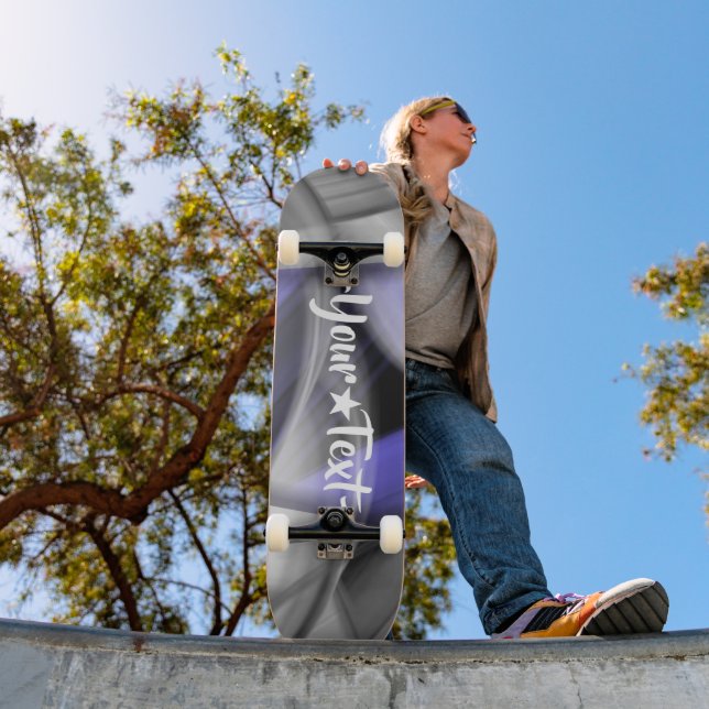 Skate Violação de Tendência da Lavanda de Tendência do A (Ao ar livre 1)