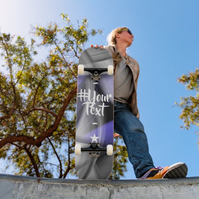 Skate Violação de Tendência da Lavanda de Tendência do A (Ao ar livre 1)