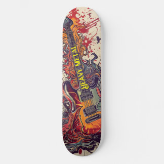 Skate Violão elétrico Heavy Metal
