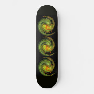 Skate VORTEX claro, cor de laranja amarelo preto