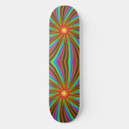 Skate Vórtice Espiral de Neon – Design de Movimento Frac