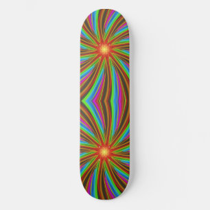 Skate Vórtice Espiral de Neon – Design de Movimento Frac