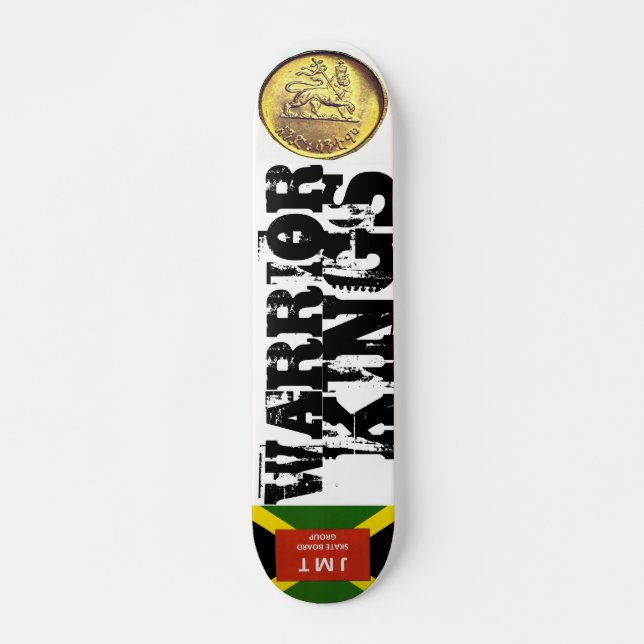 Skate WARRIOR KINGS Skateboard, deck de 7¾" (Frente)