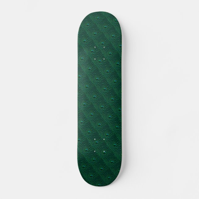 Skate Water Drops on Green Metal (Frente)
