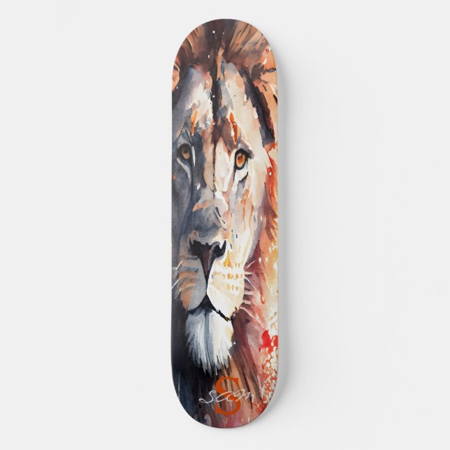 skate Watercolor Lion King (Frente)