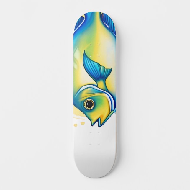 Skate Watercolor Series: Angelfish (Frente)