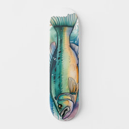 Skate Watercolor Series: Bass