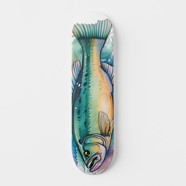 Skate Watercolor Series: Bass (Frente)