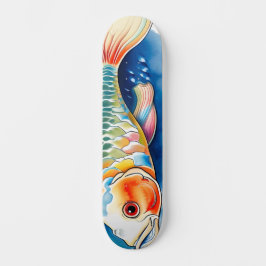 Skate Watercolor Series: Koi Fish