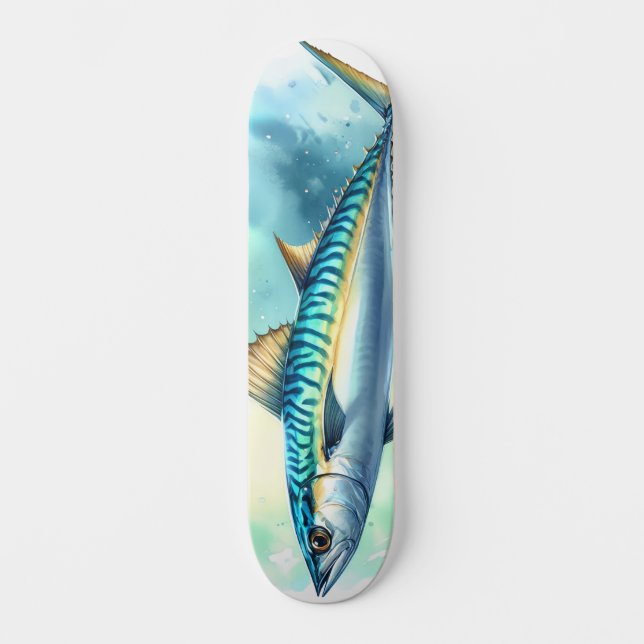 Skate Watercolor Series: Mackerel (Frente)