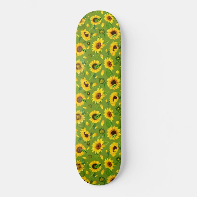Skate Watercolor Sunflower 4 (Frente)