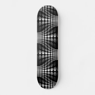 Skate Waves Pontas Papel de parede preto e branco