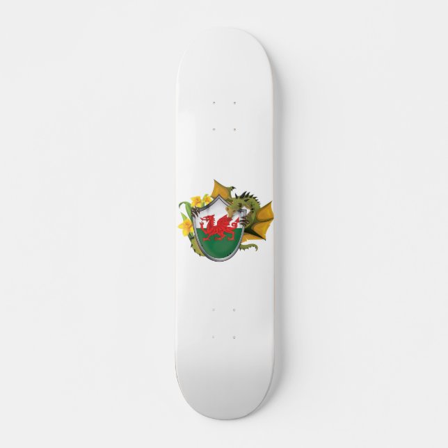 Skate Welsh Dragon Flag (Frente)