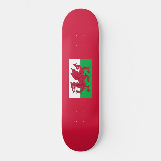 Skate Welsh Flag (País de Gales) (Welsh Dragon) (Frente)