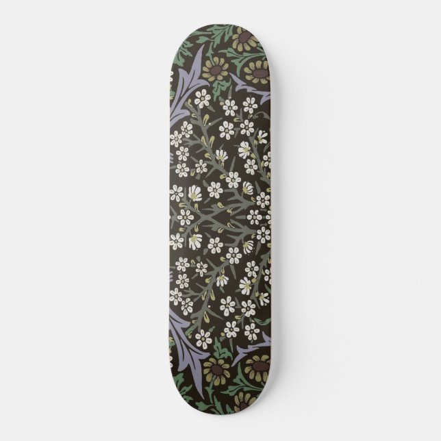 Skate William Morris Blackthorn Tapeçaria Floral (Frente)